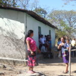 Visting After Mass in Pedrero